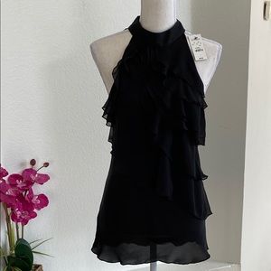 Express Black Sleeveless Blouse NWT